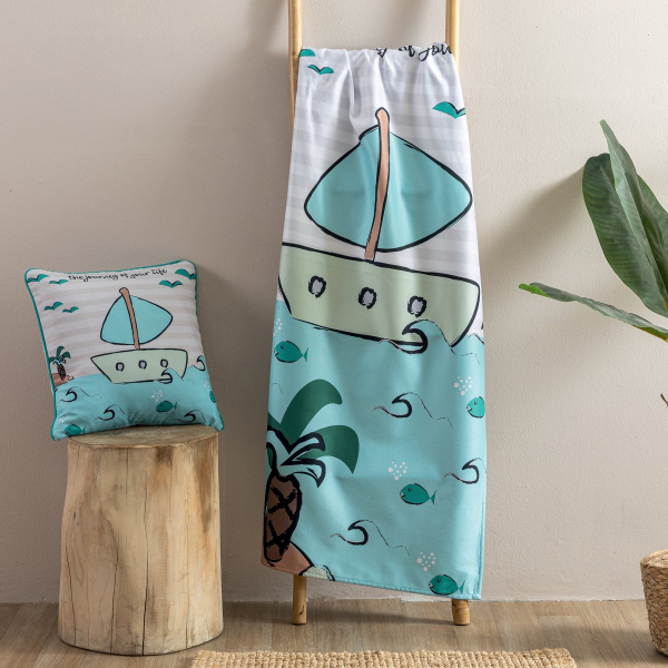 Παιδική Πετσέτα Θαλάσσης Microfiber (70x140) Palamaiki CM102