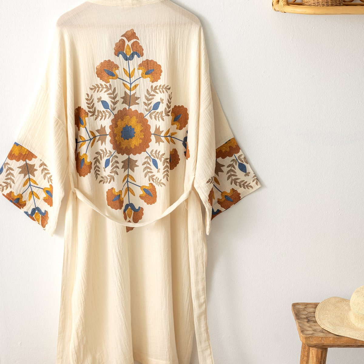 Κιμονό Παραλίας Palamaiki Beach Collection Komo 2 Home Θαλάσσης Καφτάνια - Πόντσο Ενηλίκων Spitishop