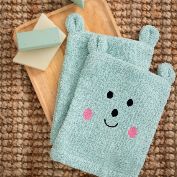 Βρεφικά Γάντια Μπάνιου (Σετ 2τμχ) Palamaiki BG100 Aqua