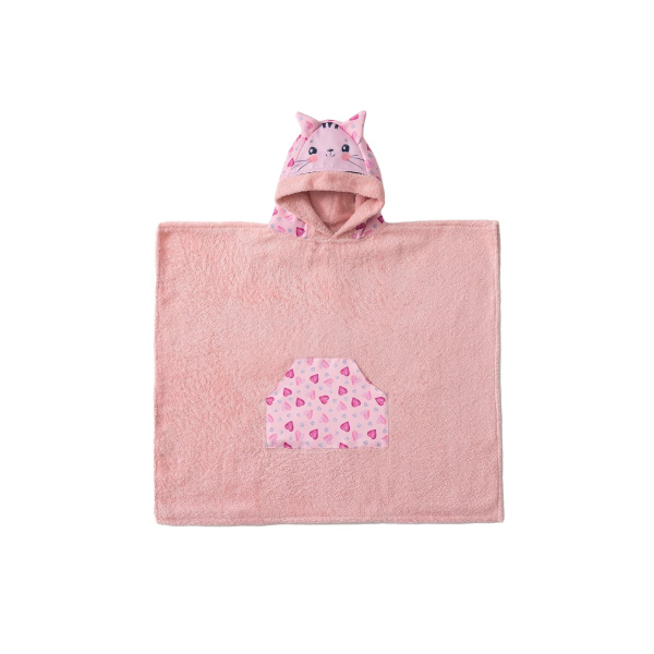 Παιδικό Πόντσο (70x120) Palamaiki Kitty