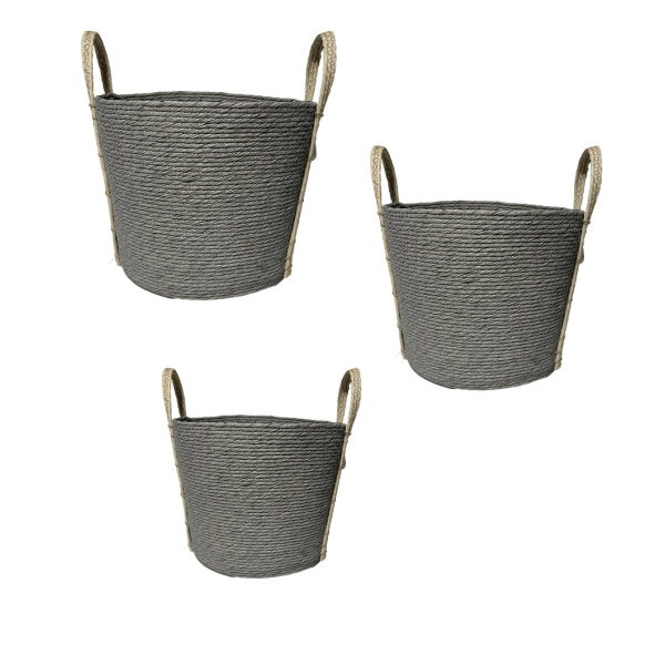 Καλάθια Αποθήκευσης (Σετ 3τμχ) Espiel FEX204