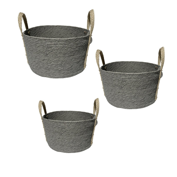 Καλάθια Αποθήκευσης (Σετ 3τμχ) Espiel FEX206