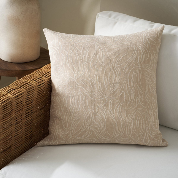 Διακοσμητική Μαξιλαροθήκη (50x50) Gofis Home Delia Sesame Beige 563/06