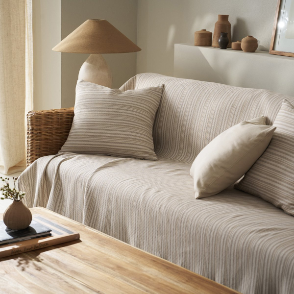 Ριχτάρι Πολυθρόνας (180x180) Gofis Home Nymeria Coffee Brown 574/13