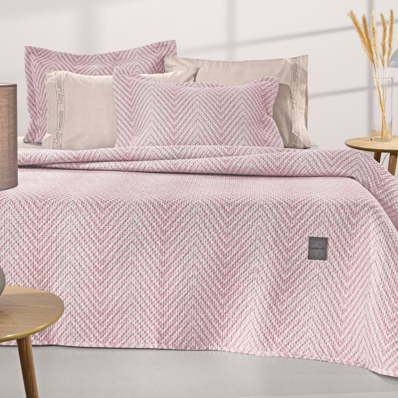 Κουβερλί King Size (250x240) + Διακοσμητική Μαξιλαροθήκη Guy Laroche Vera Pudra