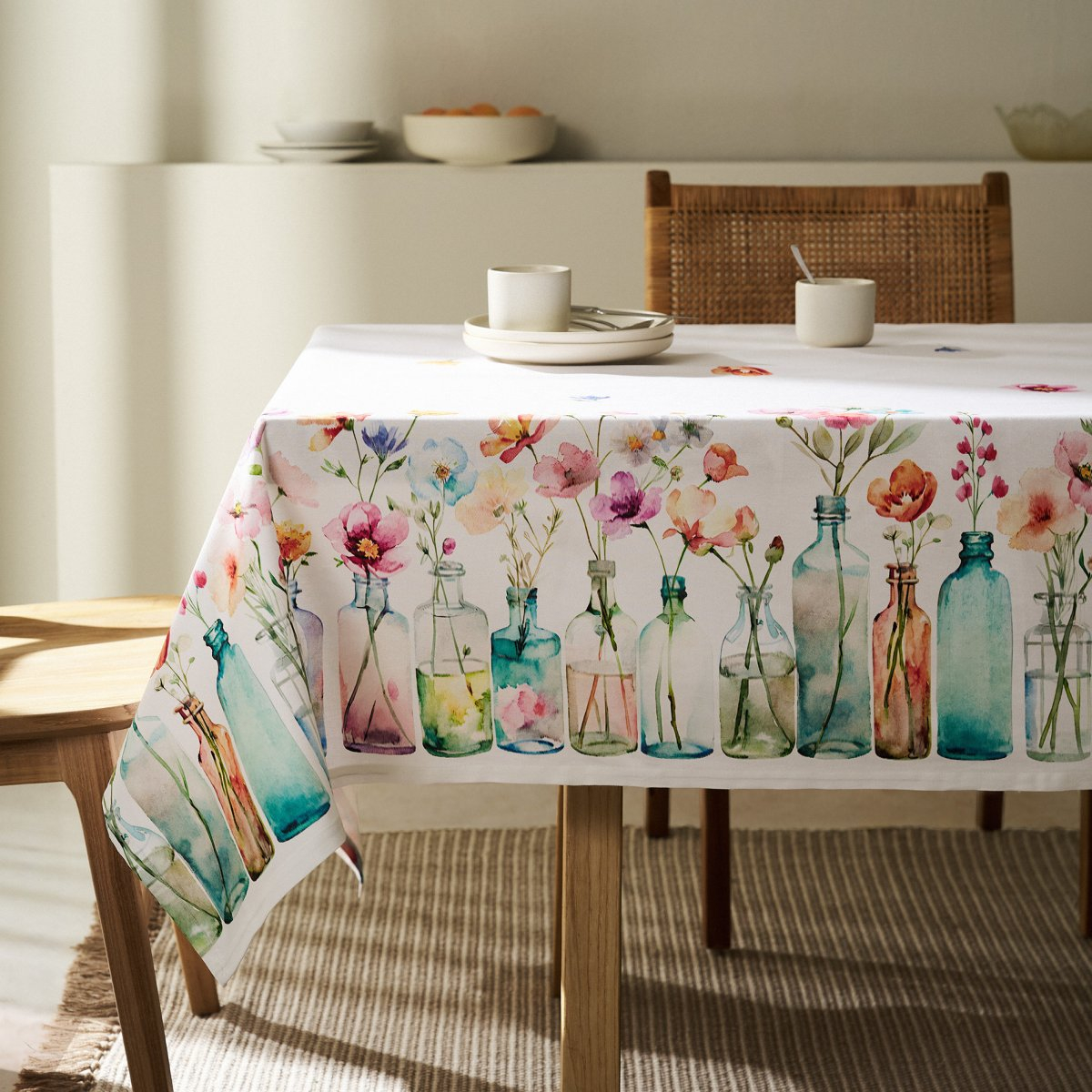 Αλέκιαστο Τραπεζομάντηλο (140X220) Gofis Home Geraldine 594 Λευκά Είδη Κουζίνας & Τραπεζαρίας Τραπεζομάντηλα Spitishop