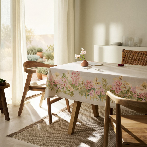 Αλέκιαστο Τραπεζομάντηλο (140x220) Gofis Home Feaven 414