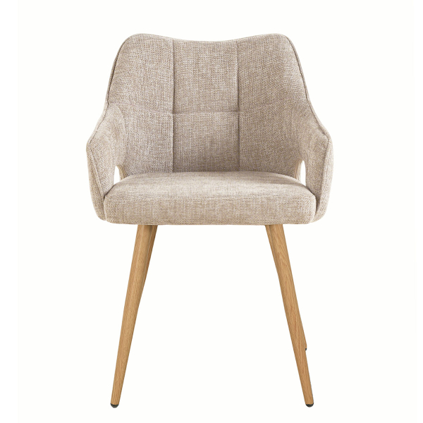 Καρέκλα Τραπεζαρίας (60.5x55x83) Spitishop Alexa Beige