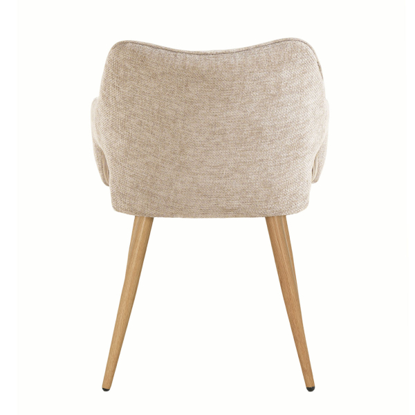 Καρέκλα Τραπεζαρίας (60.5x55x83) Spitishop Alexa Beige
