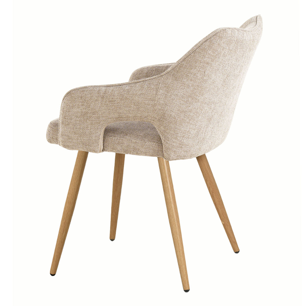Καρέκλα Τραπεζαρίας (60.5x55x83) Spitishop Alexa Beige