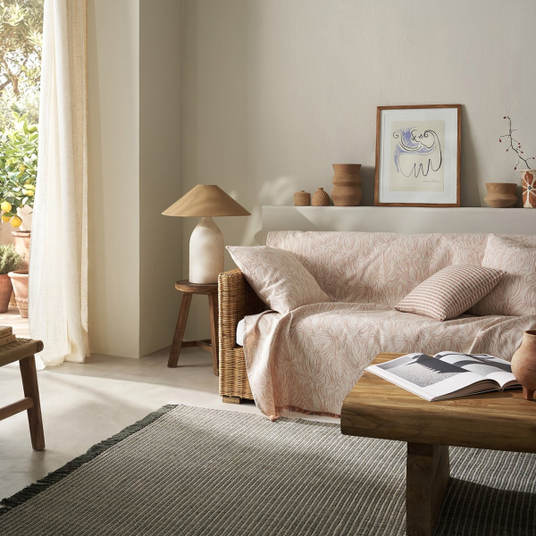 Ριχτάρι Καναπέ Τριθέσιου 2 Όψεων (180x310) Gofis Home Delia Dusted Clay 563/03