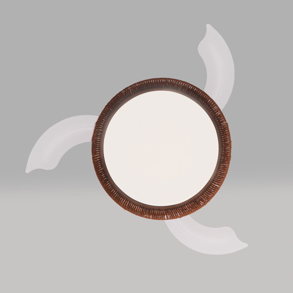 Ανεμιστήρας Οροφής Με Φως Led & Τηλεχειριστήριο 107εκ. Aca FANRX42645 White