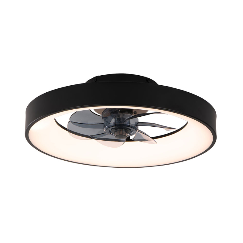 Ανεμιστήρας Οροφής Με Φως Led & Τηλεχειριστήριο 30εκ. Aca FAN6687BK Black