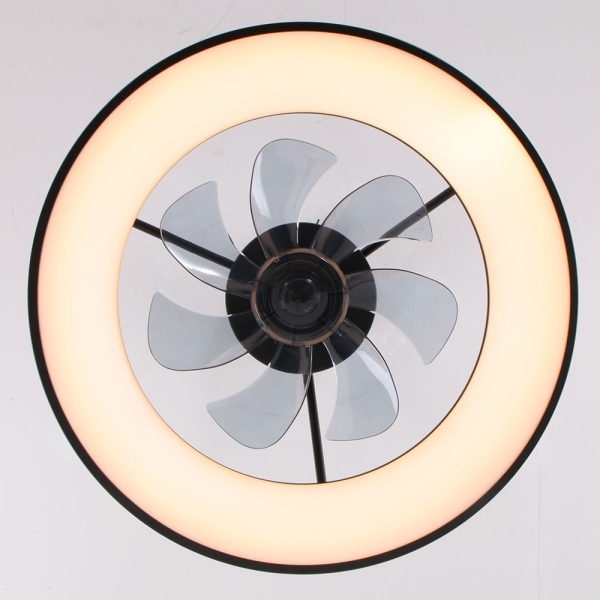 Ανεμιστήρας Οροφής Με Φως Led & Τηλεχειριστήριο 30εκ. Aca FAN6697BK Black