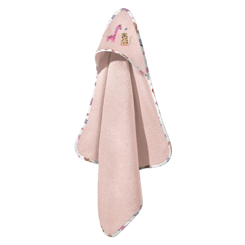 Βρεφική Κάπα (75x75) Guy Laroche Jungle Pink
