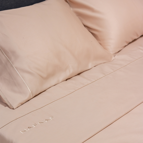 Σεντόνια King Size (Σετ) Naf-Naf Unique Beige