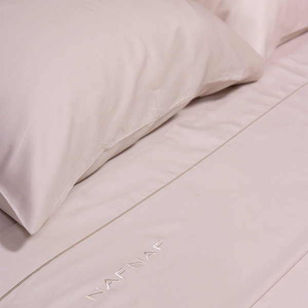 Σεντόνια King Size (Σετ) Naf-Naf Unique Light Grey