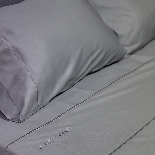 Σεντόνια King Size (Σετ) Naf-Naf Unique Dark Grey