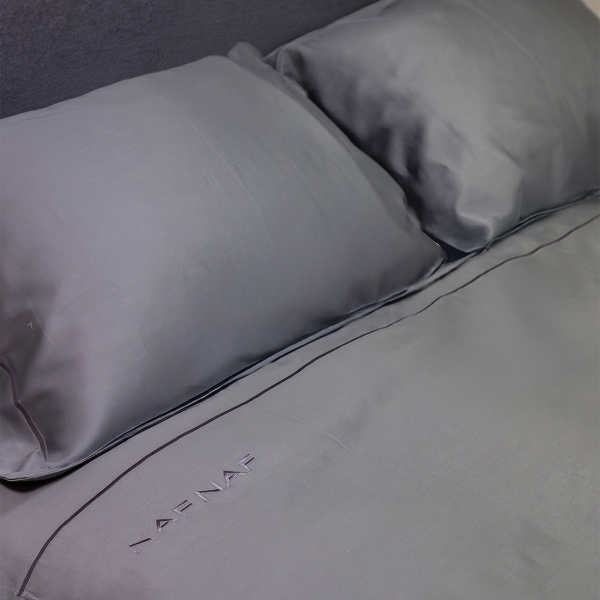 Παπλωματοθήκη Υπέρδιπλη (Σετ 225x245) Naf-Naf Unique Dark Grey