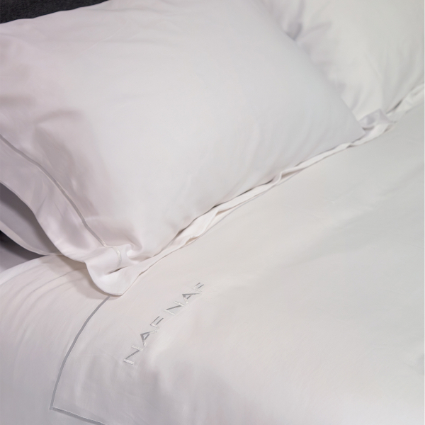 Παπλωματοθήκη Υπέρδιπλη (Σετ 225x245) Naf-Naf Unique White
