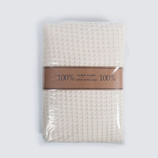 Κουβέρτα Πικέ Υπέρδιπλη (230x240) Naf-Naf Waffle Cream