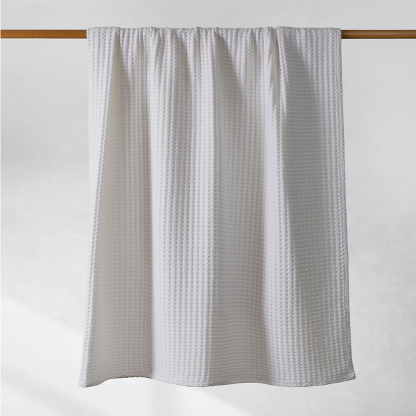 Κουβέρτα Πικέ Μονή (170x240) Naf-Naf Waffle White