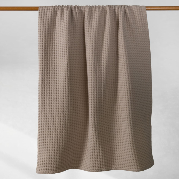 Κουβέρτα Πικέ Μονή (170x240) Naf-Naf Waffle Beige