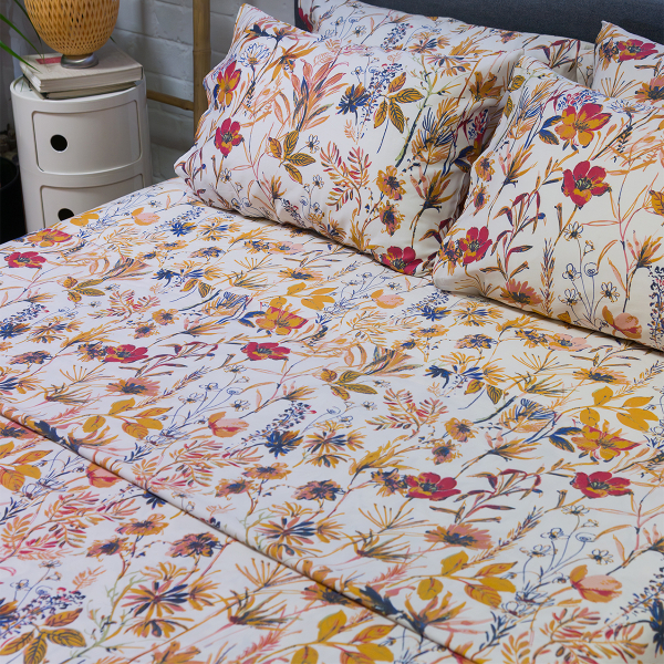 Σεντόνια Υπέρδιπλα (Σετ) Naf-Naf Diamond 251 Emerald Yellow