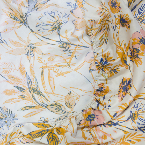 Σεντόνια Υπέρδιπλα (Σετ) Naf-Naf Diamond 251 Emerald Yellow