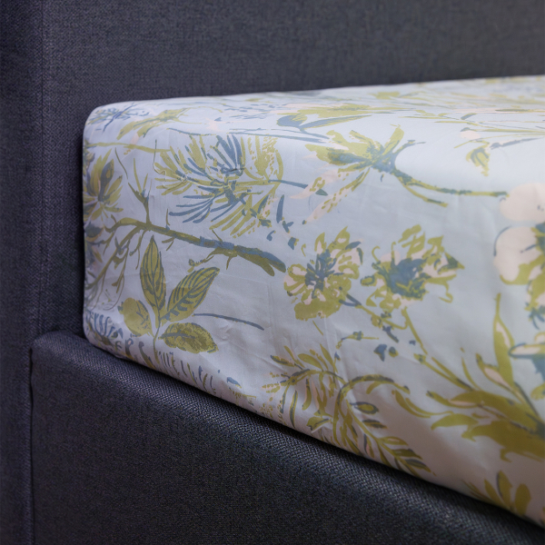 Σεντόνια Υπέρδιπλα (Σετ) Naf-Naf Diamond 251 Emerald Blue