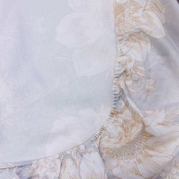 Σεντόνια Υπέρδιπλα (Σετ) Naf-Naf Diamond 253 Pearl Sky