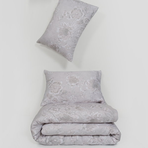 Παπλωματοθήκη Υπέρδιπλη (Σετ 225x245) 2 Όψεων Naf-Naf Diamond 253 Pearl Grey