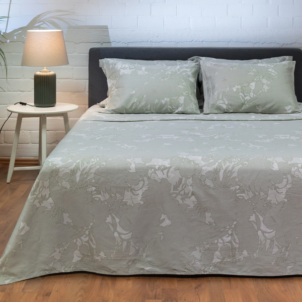 Σεντόνια Μονά (Σετ) Naf-Naf Diamond 252 Amethyst Green