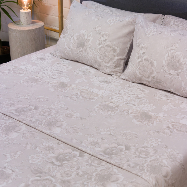 Σεντόνια Μονά (Σετ) Naf-Naf Diamond 253 Pearl Grey