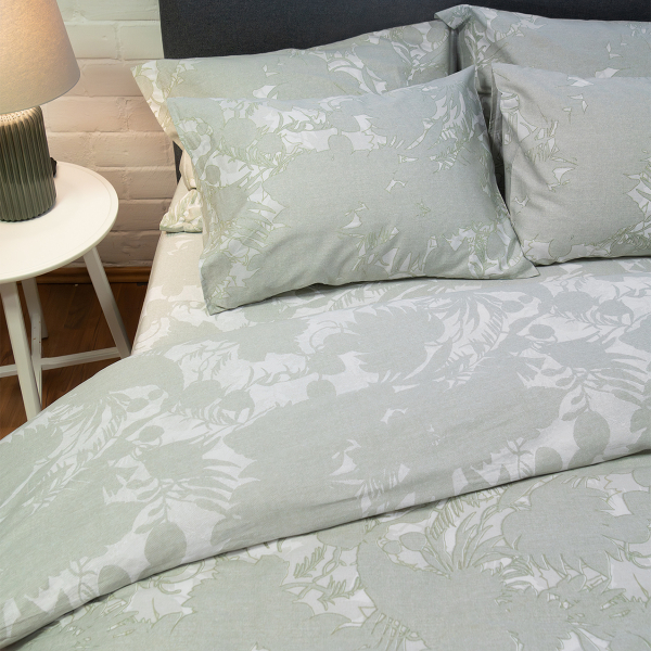 Παπλωματοθήκη Μονή (Σετ 165x245) Naf-Naf Diamond 252 Amethyst Green