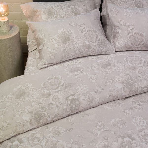 Παπλωματοθήκη Μονή (Σετ 165x245) 2 Όψεων Naf-Naf Diamond 253 Pearl Grey