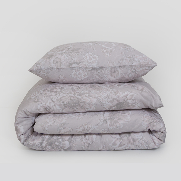 Παπλωματοθήκη Μονή (Σετ 165x245) 2 Όψεων Naf-Naf Diamond 253 Pearl Grey