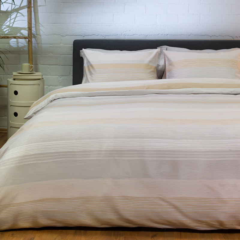 Παπλωματοθήκη Μονή (Σετ 165x245) 2 Όψεων Naf-Naf Diamond 254 Opal Beige