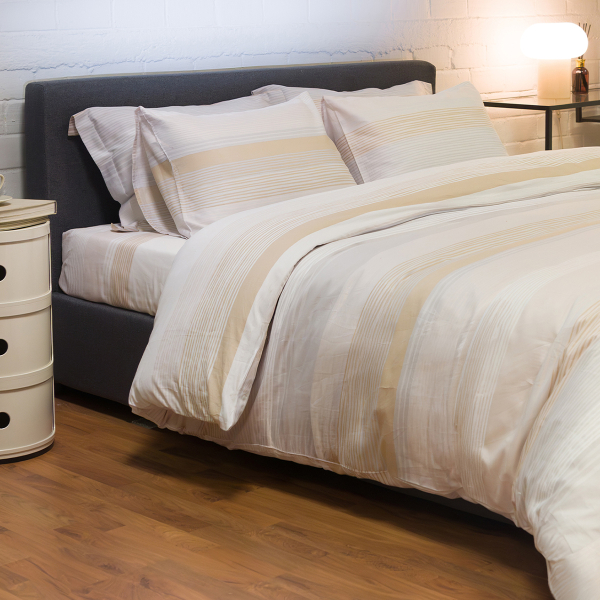 Παπλωματοθήκη Μονή (Σετ 165x245) 2 Όψεων Naf-Naf Diamond 254 Opal Beige