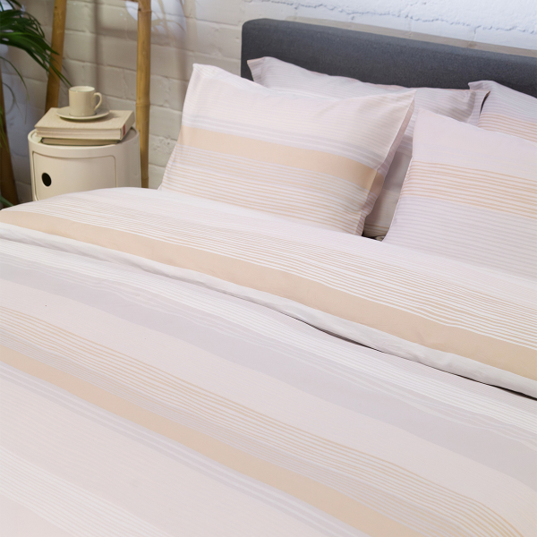 Παπλωματοθήκη Μονή (Σετ 165x245) 2 Όψεων Naf-Naf Diamond 254 Opal Beige