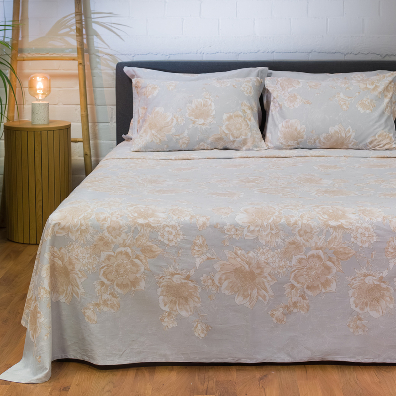 Σεντόνια King Size (Σετ) Naf-Naf Diamond 253 Pearl Sky