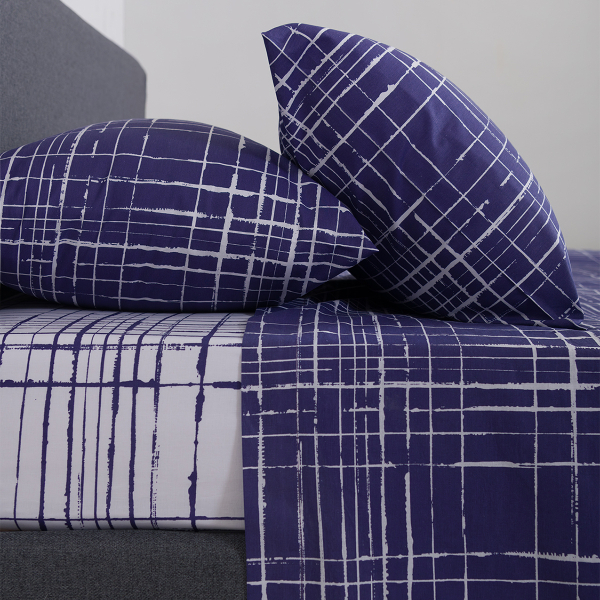 Σεντόνια Υπέρδιπλα (Σετ) Naf-Naf Summit 152 Pacific Blue