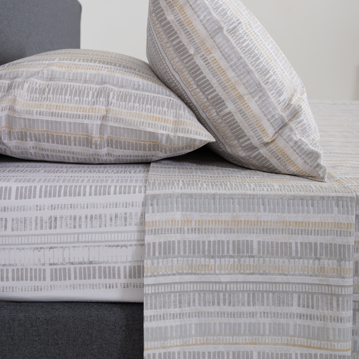 Σεντόνια Υπέρδιπλα (Σετ) Naf-Naf Summit 154 Denali Grey Home Λευκά Είδη Κρεβατοκάμαρας Spitishop