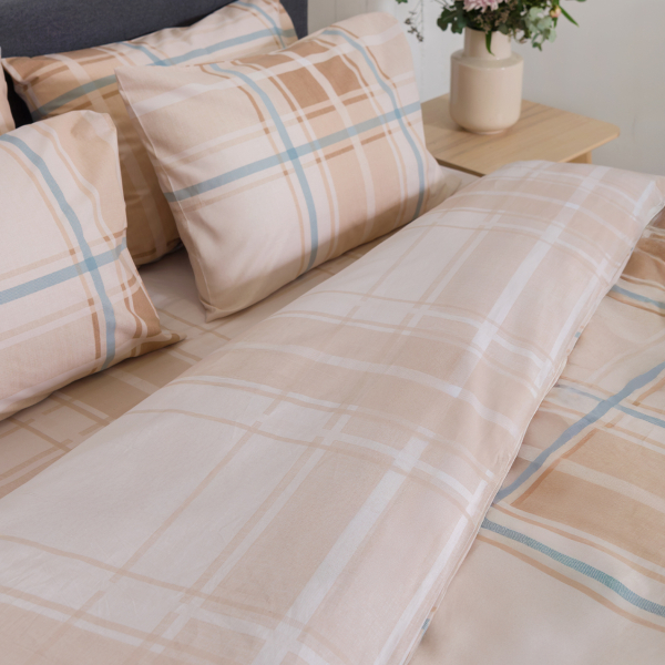 Παπλωματοθήκη Υπέρδιπλη (Σετ 225x245) 2 Όψεων Naf-Naf Summit 153 Andes Beige