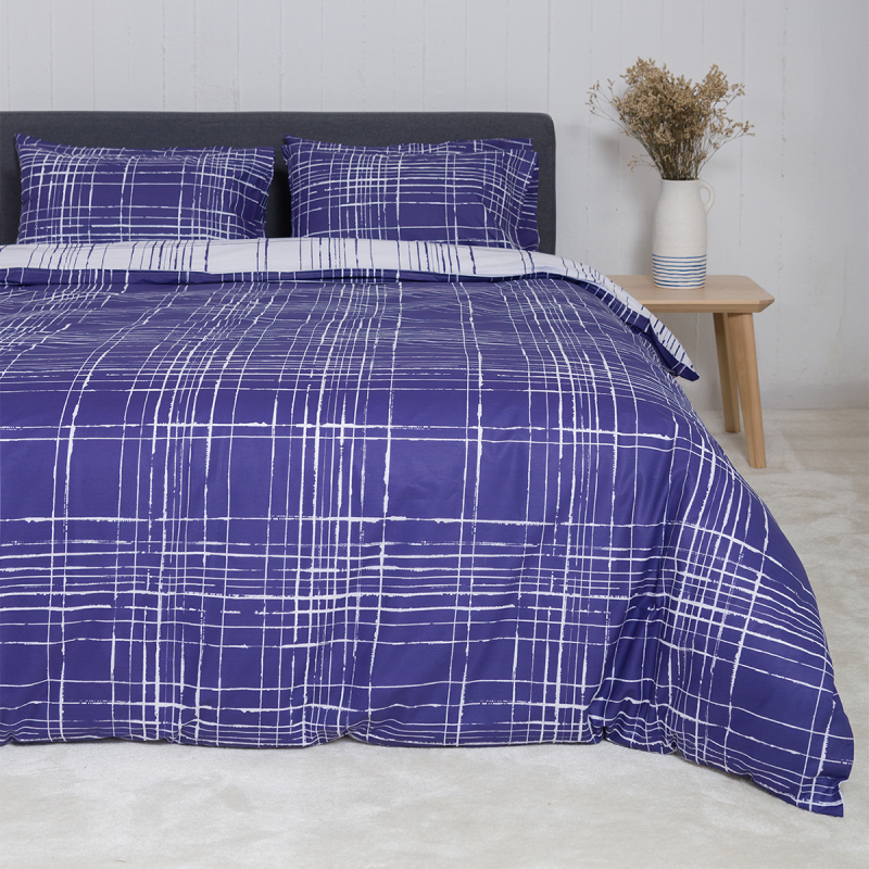 Παπλωματοθήκη Μονή (Σετ 165x245) 2 Όψεων Naf-Naf Summit 152 Pacific Blue