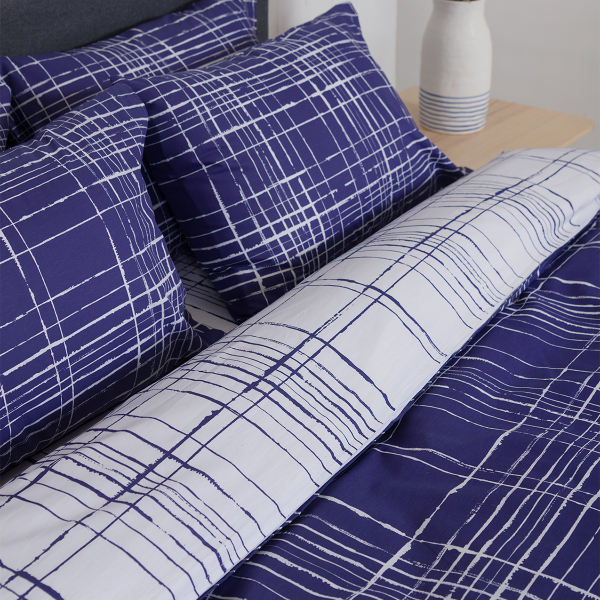 Παπλωματοθήκη Μονή (Σετ 165x245) 2 Όψεων Naf-Naf Summit 152 Pacific Blue