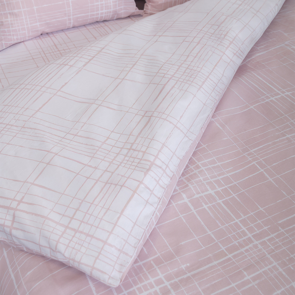 Παπλωματοθήκη Μονή (Σετ 165x245) 2 Όψεων Naf-Naf Summit 152 Pacific Pink