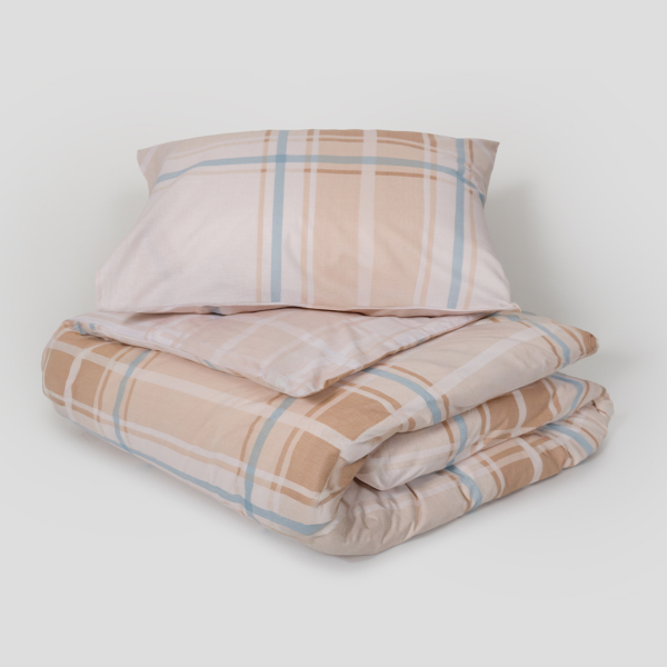 Παπλωματοθήκη Μονή (Σετ 165x245) 2 Όψεων Naf-Naf Summit 153 Andes Beige