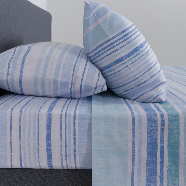 Σεντόνια King Size (Σετ) Naf-Naf Summit 151 Vinson Blue