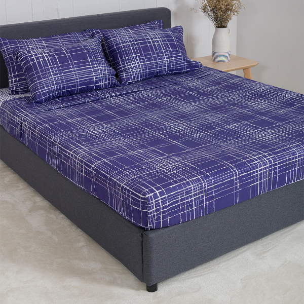 Σεντόνια King Size (Σετ) Naf-Naf Summit 152 Pacific Blue